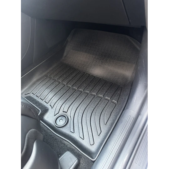 (Hyundai Palisade LX3 2026+) Pisos Rígidos Calce Perfecto Tipo Bandeja Antiderrame (1era+2da+3era Fila de Asientos)
