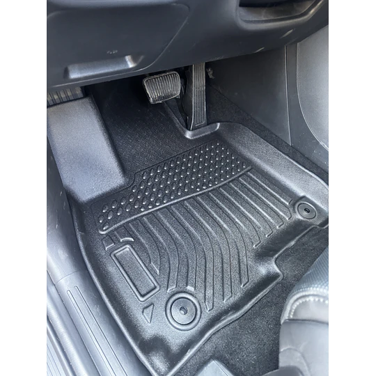 (Hyundai Palisade LX3 2026+) Pisos Rígidos Calce Perfecto Tipo Bandeja Antiderrame (1era+2da+3era Fila de Asientos)