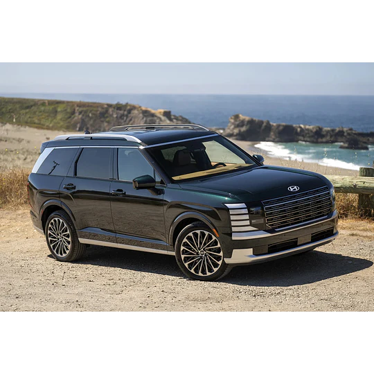 (Hyundai Palisade LX3 2026+) Pisos Rígidos Calce Perfecto Tipo Bandeja Antiderrame (1era+2da+3era Fila de Asientos)