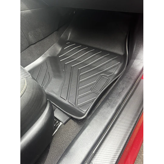 (Toyota Corolla Sedán 2014-2019) Pisos Rígidos Calce Perfecto Tipo Bandeja Antiderrame