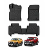 (Toyota FJ Cruiser 2006-2022) Pisos Rígidos Calce Perfecto Tipo Bandeja Antiderrame