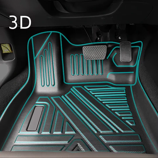 (Nissan Qashqai 2023+) Pisos Rígidos Calce Perfecto Tipo Bandeja Antiderrame