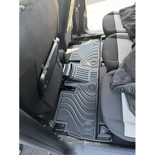 (Peugeot Rifter - Citroen Berlingo Multispace 19-27+) Pisos Rígidos Calce Perfecto Tipo Bandeja Antiderrame (1era+2da Fila de Asientos)
