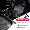 (Peugeot 208 HEV Hibrido 2025+) Pisos Rígidos Calce Perfecto Tipo Bandeja Antiderrame