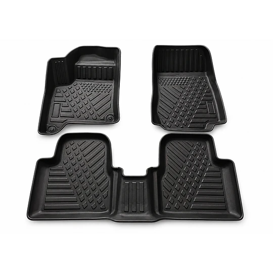 (Peugeot 208 HEV Hibrido 2025+) Pisos Rígidos Calce Perfecto Tipo Bandeja Antiderrame