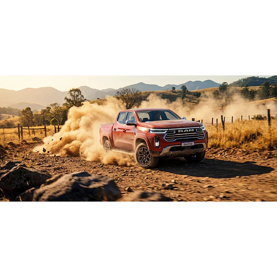 (Ram Dakota 2026+) Pisos Rígidos Calce Perfecto Tipo Bandeja Antiderrame