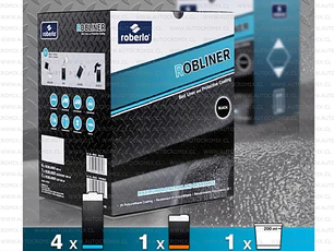 Anticorrosivos - Roberlo Robliner Kit 4X600Ml + 1X800Ml Negro