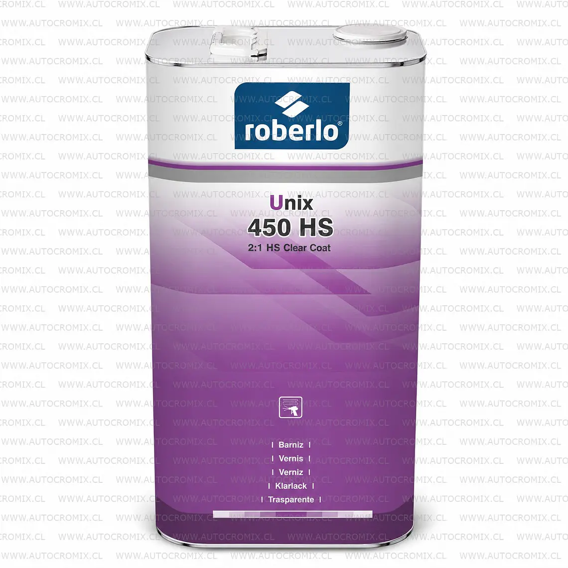 Barnices - Roberlo Barniz Unix 450 Hs 2K 2:1 5L 1