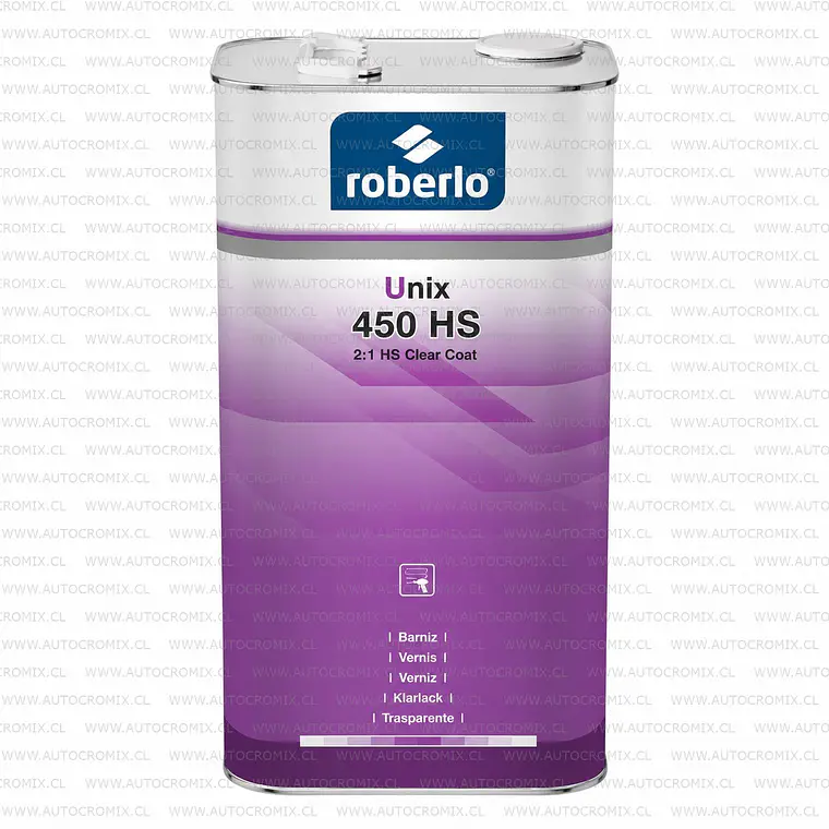 Barnices - Roberlo Barniz Unix 450 Hs 2K 2:1 1L 1