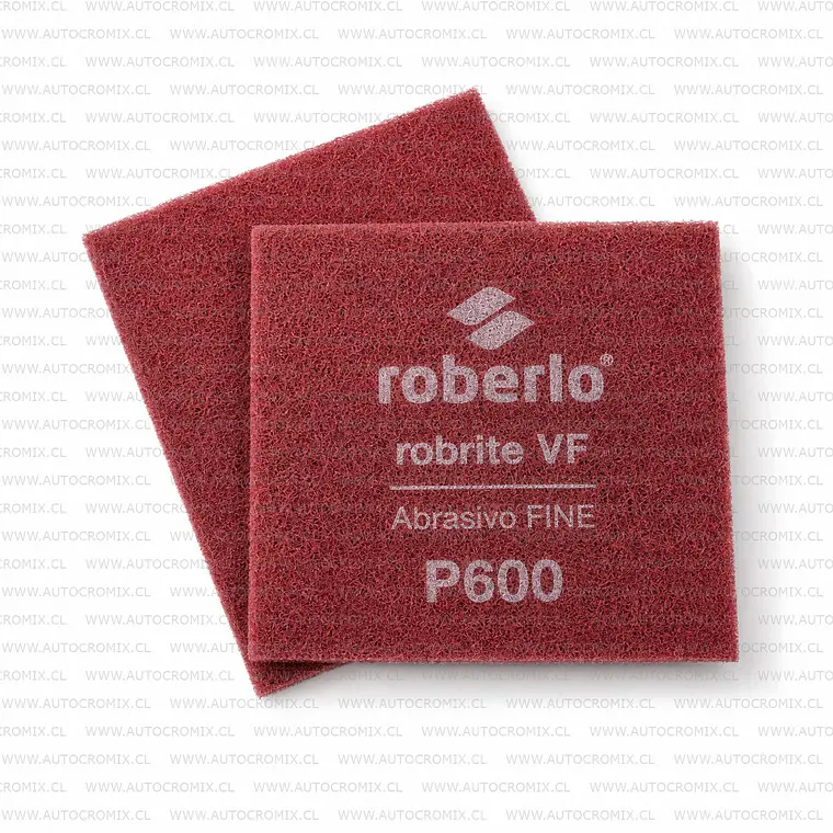 Lijas - Roberlo Robrite Vf Abrasivo Acabado Fino P360 Rojo 229X152 C/U 1