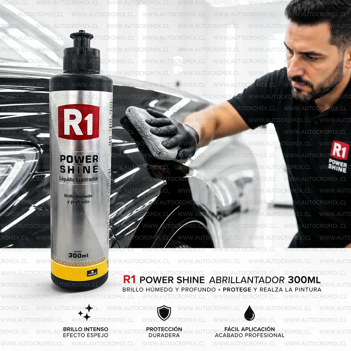 Abrillantador - R1 Power Shine Abrillantador 300Ml 2