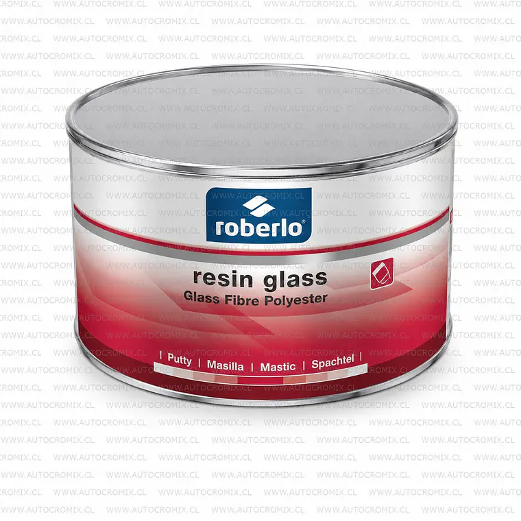 Masillas - Roberlo Masilla Resin Glass Fibre Poliester 1.5Kg 1