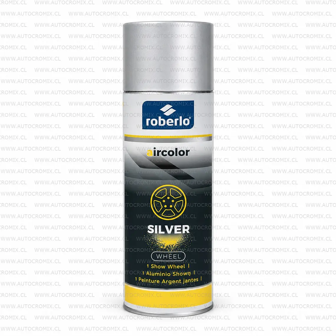 Pintura Spray - Roberlo Spray Silver Llantas Aluminio 400Ml 1