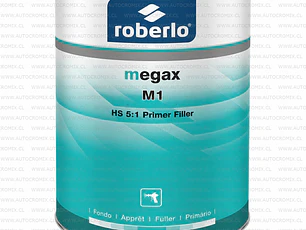 Primer & Aparejos - Roberlo Primer Megax M1 Hs 5:1 Gris Claro 1L