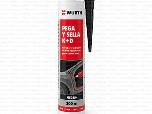 Sellador - Wurth Pega y Sella K+D Negro 300Ml