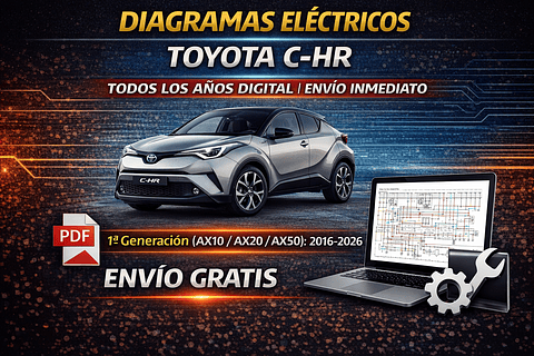 Diagramas Eléctricos Toyota C-HR Todos los Años Digital | Envío Inmediato
