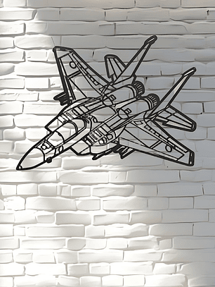 Silueta Retrato F-15