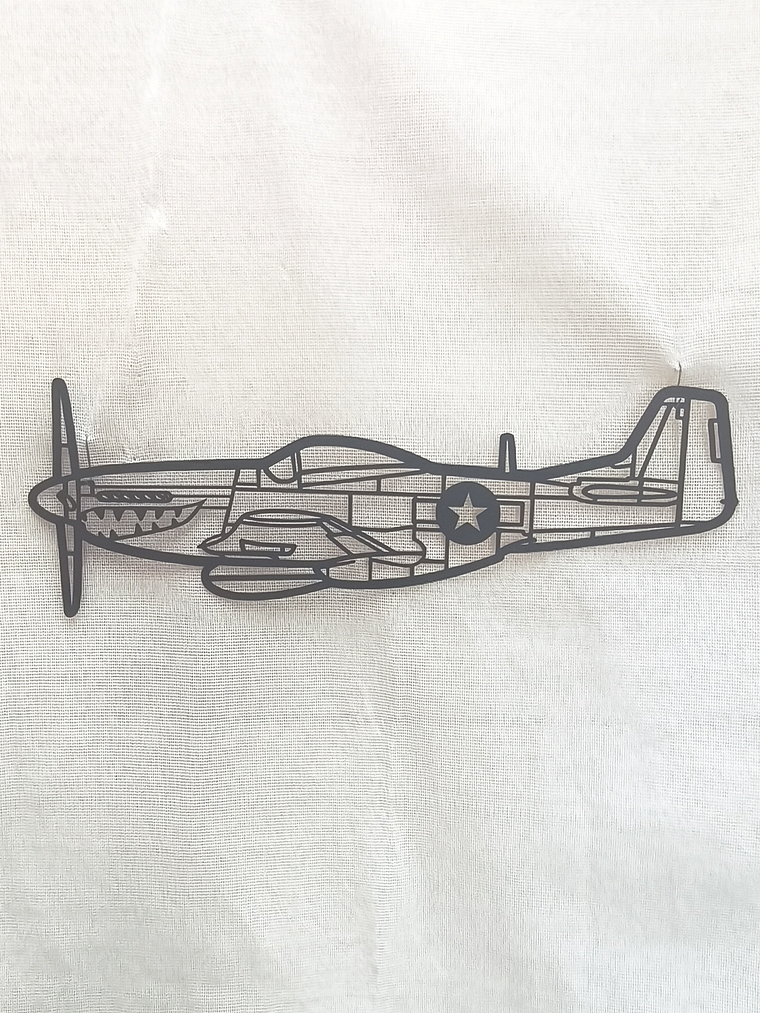 Silueta Retrato P-51 1