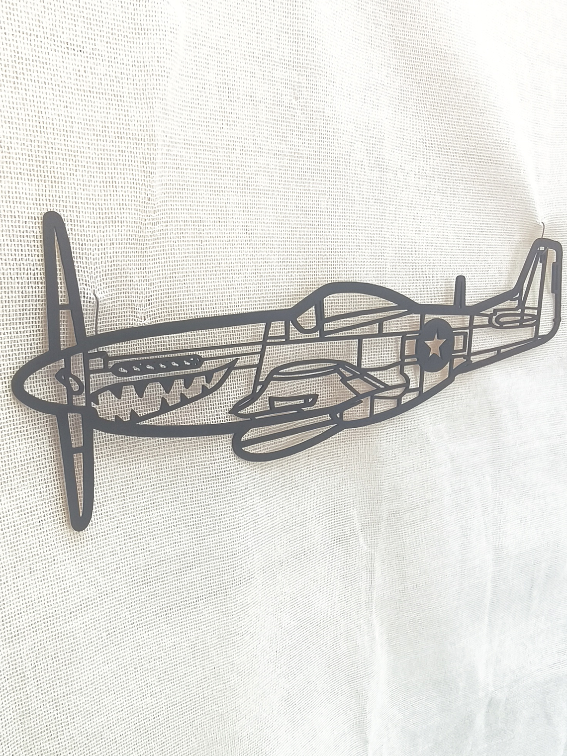 Silueta Retrato P-51 2