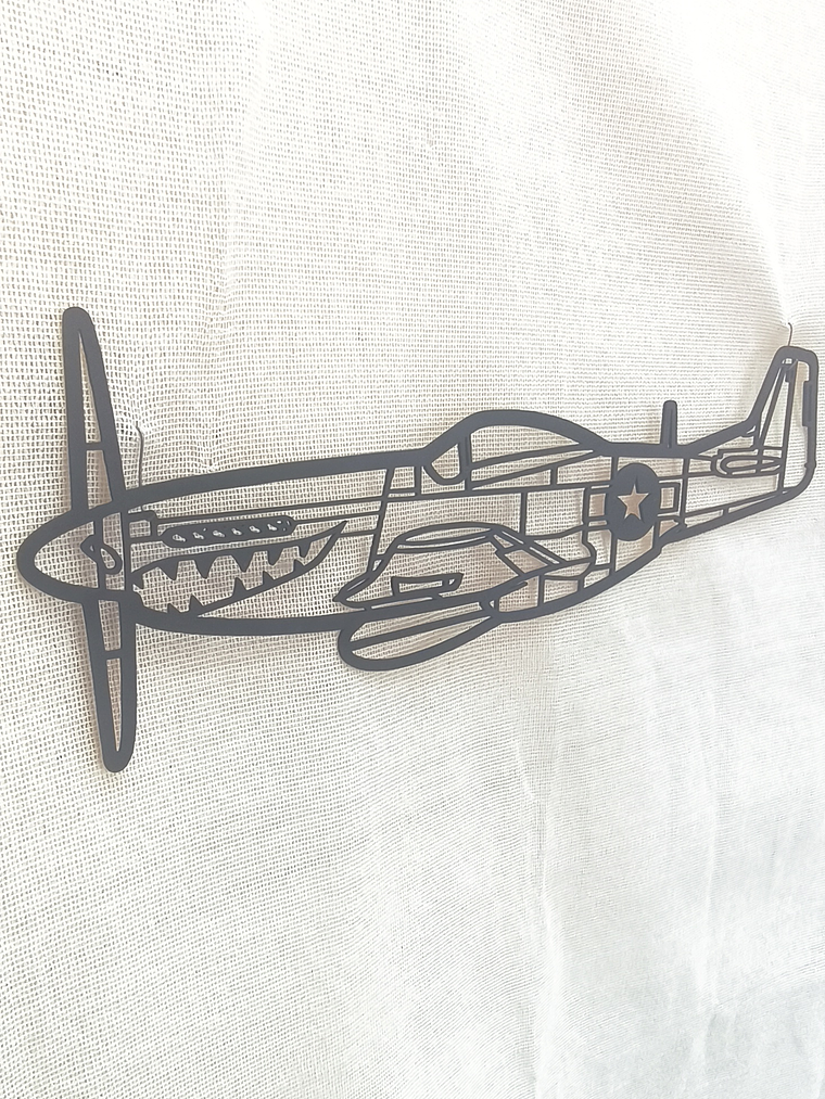 Silueta Retrato P-51 2