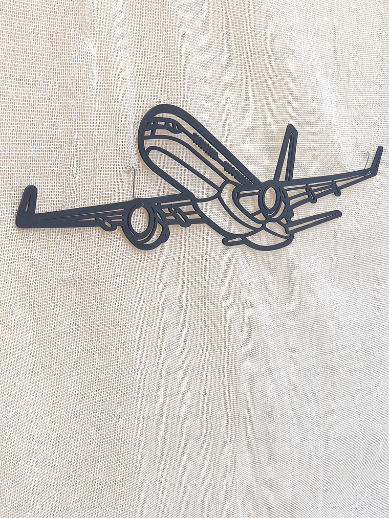 Silueta Retrato Avión modelo A1 3