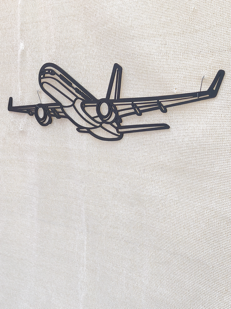 Silueta Retrato Avión modelo A1 2