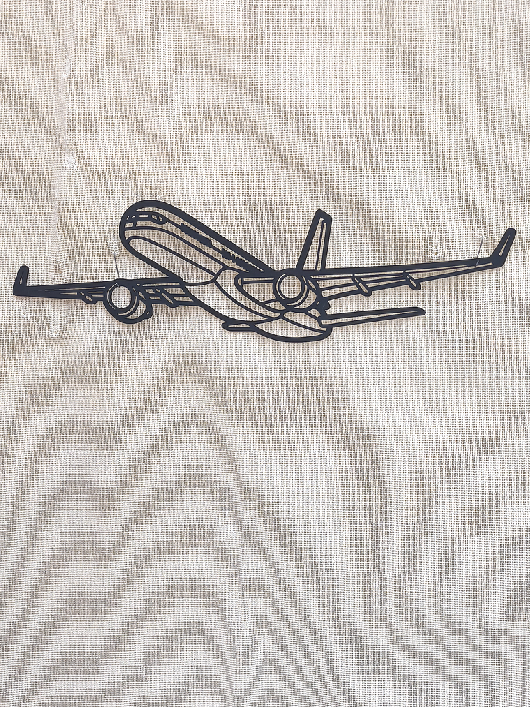 Silueta Retrato Avión modelo A1 1