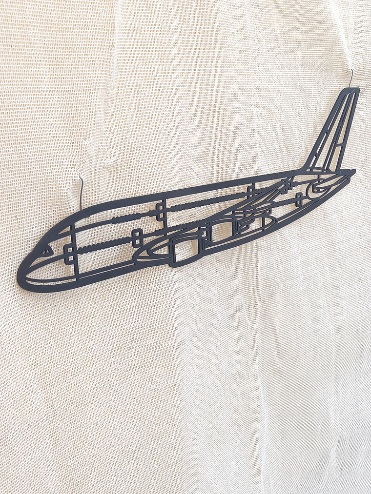 Silueta Retrato Avión modelo A2 2