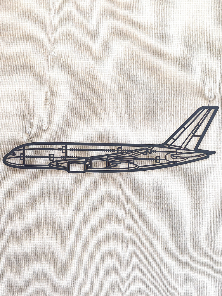Silueta Retrato Avión modelo A2 1