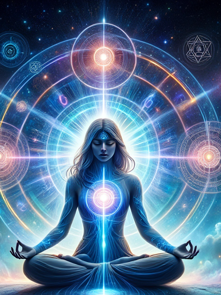 3 Conexiones a cámara de Luz y Activación de 9 códigos evolutivos del Rayo Azul 1