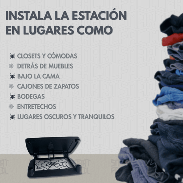 Trampa Pegajosa Araña De Rincón 20 Unid. Insective + 5 Bases 4