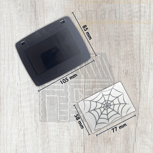 Trampa Pegajosa Araña De Rincón 20 Unid. Insective + 5 Bases 6