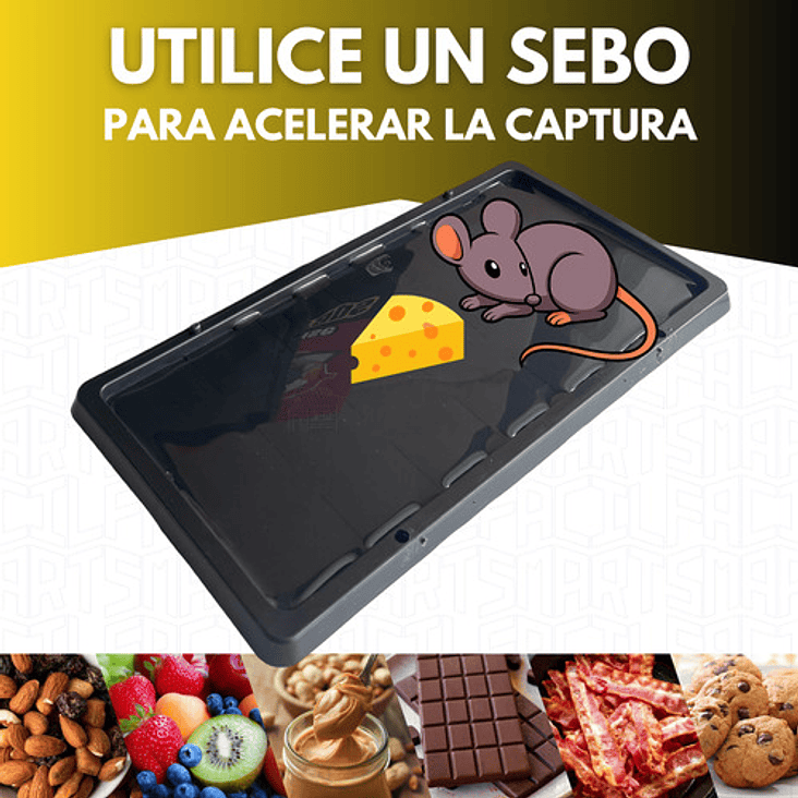Trampa Pegajosa Ratón 6 Unidades Ratas Roedores Repelente 3