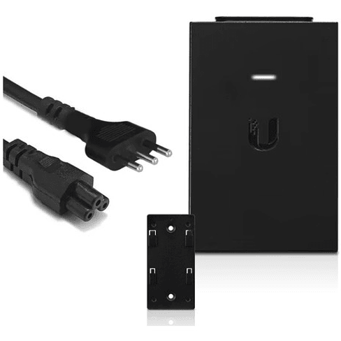 Inyector Poe Pasivo Ubiquiti 24v 24w 1a Gigabit Esd + Cable 1
