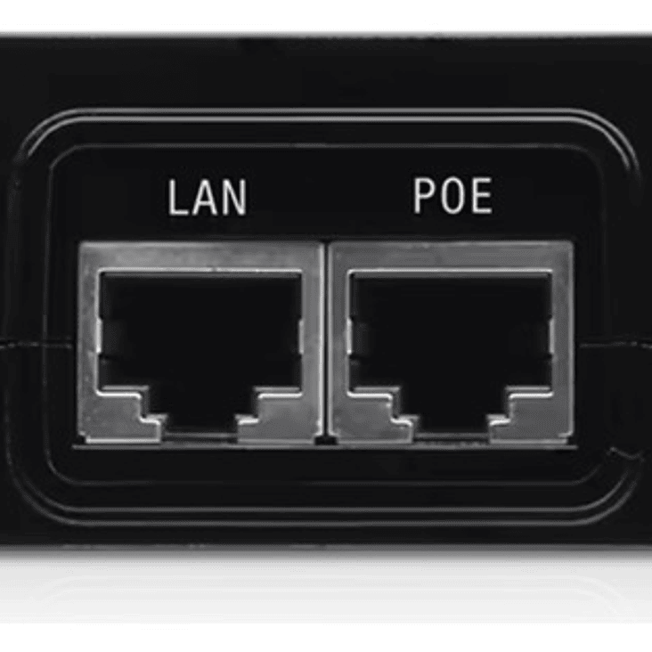 Inyector Poe Pasivo Ubiquiti 24v 24w 1a Gigabit Esd + Cable 4