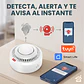 Detector De Humo Wifi Alarma Sensor Inalámbrico Incendio App - Miniatura 3