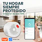 Detector Fuga Gas Wifi Sensor Alarma Sirena A Enchufe Pared - Miniatura 2