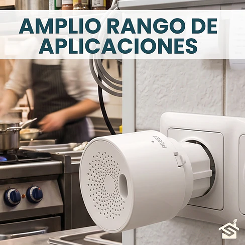 Detector Fuga Gas Wifi Sensor Alarma Sirena A Enchufe Pared 10