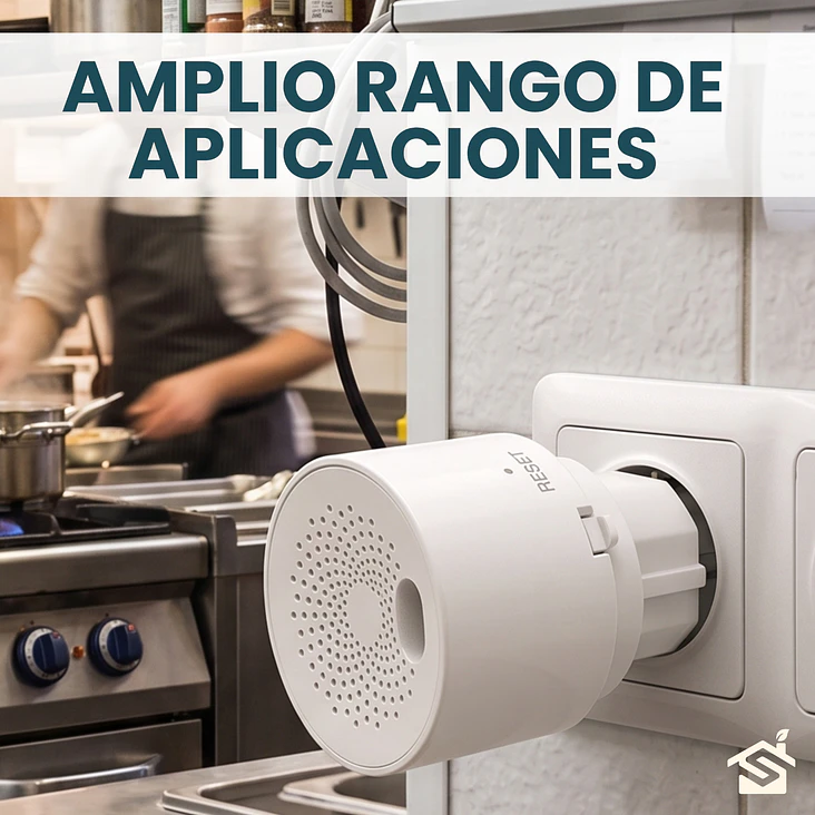 Detector Fuga Gas Wifi Sensor Alarma Sirena A Enchufe Pared 10
