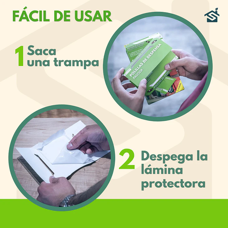 Trampa Pegajosa Polillas de Despensa 2 Unidades Insective 5