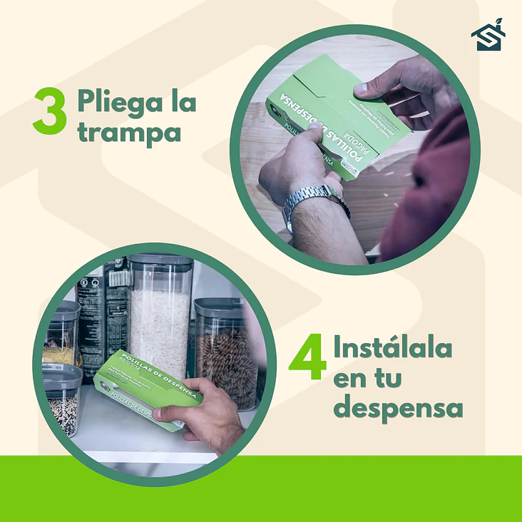 Trampa Pegajosa Polillas de Despensa 2 Unidades Insective 6