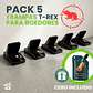 Trampas Rata Raton T-rex Grande De Golpe Pack 5u + Cebo Mantequilla Maní - Miniatura 2