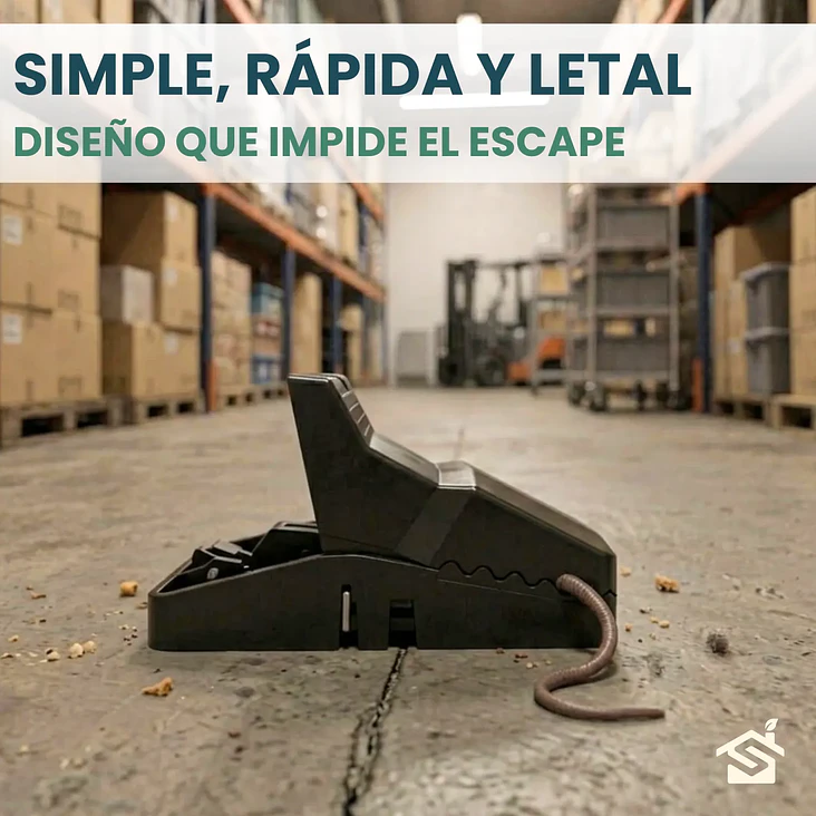 Trampas Rata Raton T-rex Grande De Golpe Pack 5u + Cebo Mantequilla Maní 5