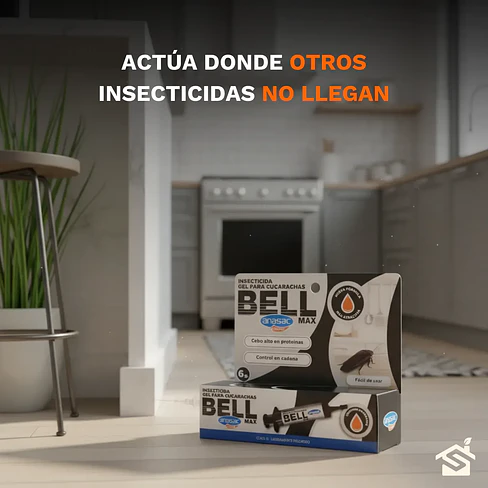 Gel Mata Cucarachas Bell Max 6gr. Baratas Cebo Trampa Anasac 3