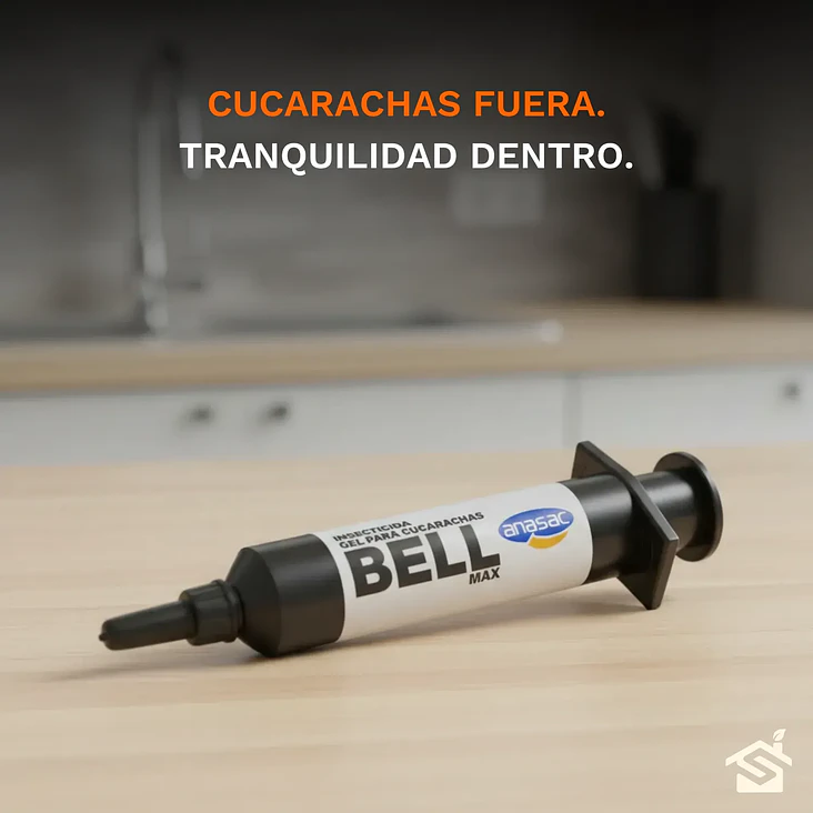 Gel Mata Cucarachas Bell Max 6gr. Baratas Cebo Trampa Anasac 5