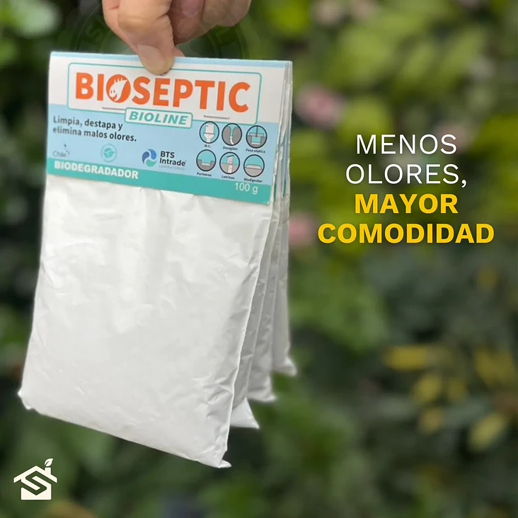 Bacterias Elimina Olores Limpia Fosa Séptica Bioseptic 4 Un. 3