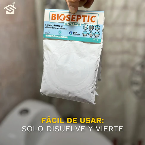 Bacterias Elimina Olores Limpia Fosa Séptica Bioseptic 4 Un. 4