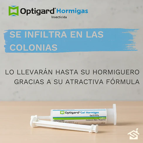 Gel Hormigas Optigard 30 Gr. Syngenta 1 Jeringa 2