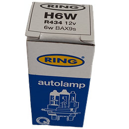 12V 6W H6 bulbs