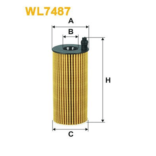 Filtro de Óleo WIX WL7487